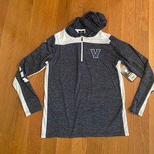 Villanova Quarter-Zip Hoodie Sweater youth large NWT